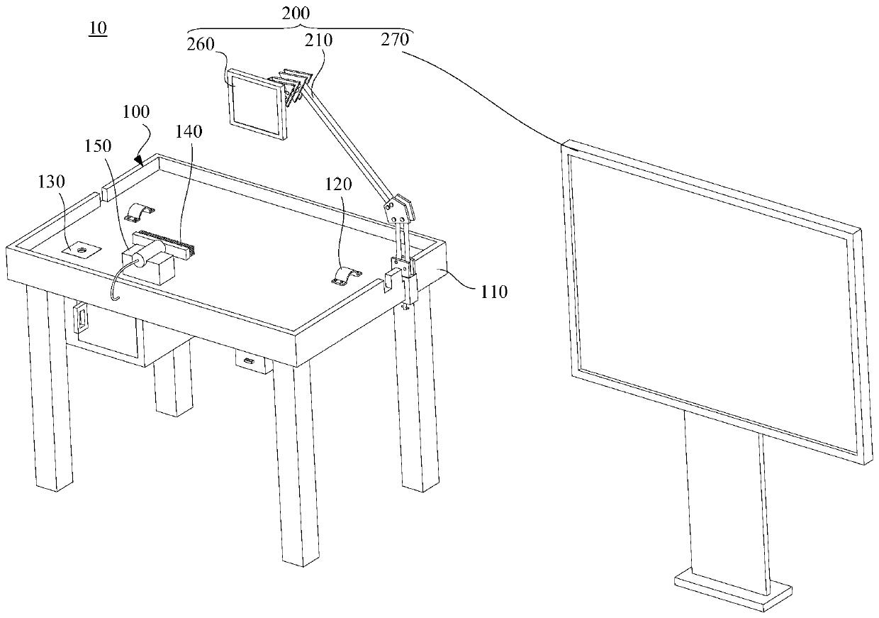 Dissecting platform and cable fault dissecting system