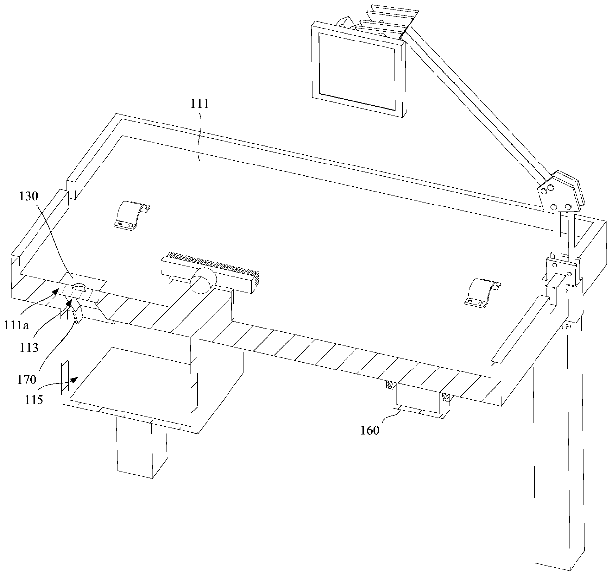 Dissecting platform and cable fault dissecting system