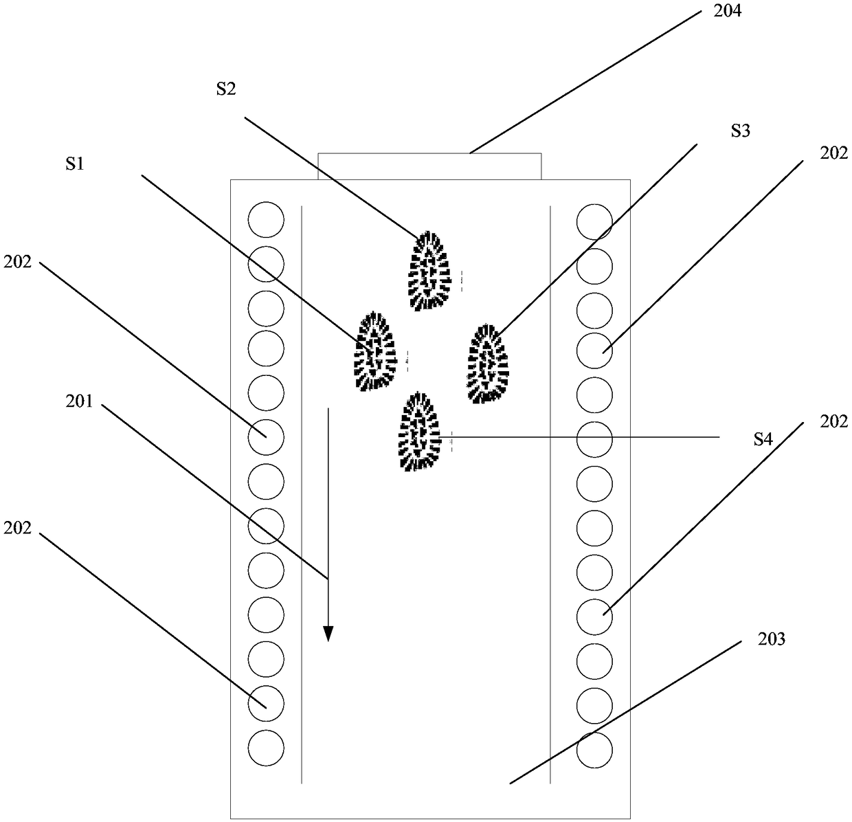 Running machine speed control method and system