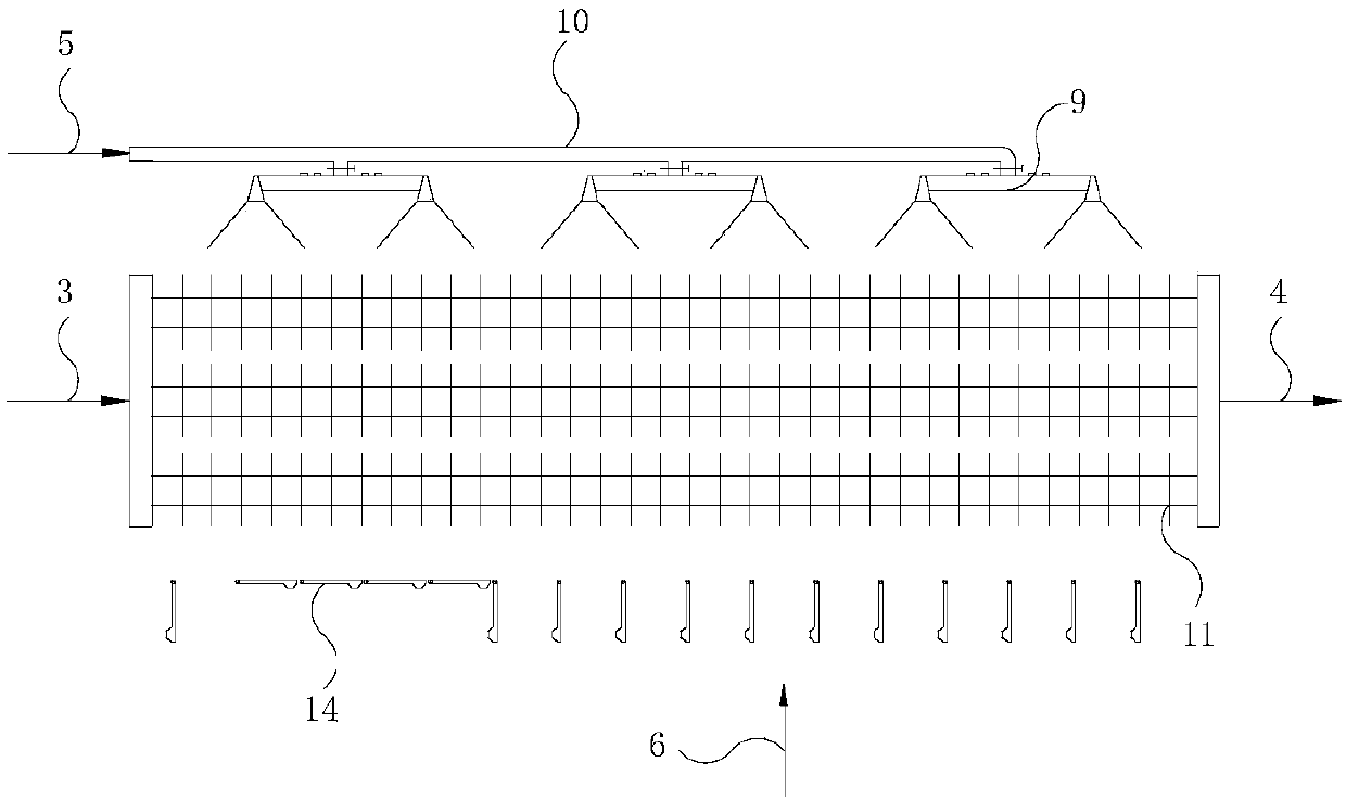 Fluid cooling method and device