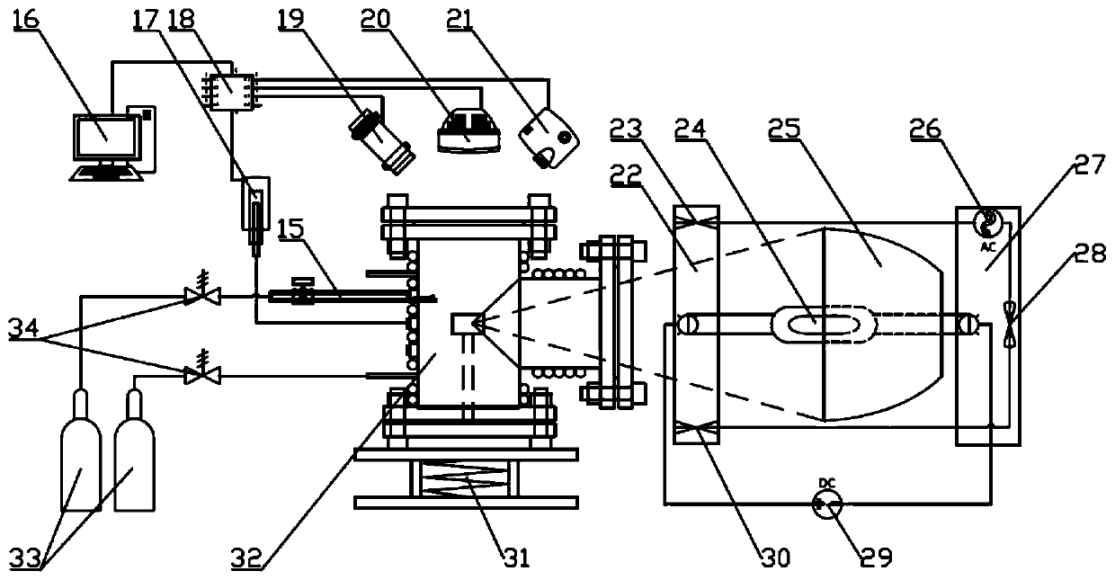 Ignition device for discrete particles of flowing metallic fuel