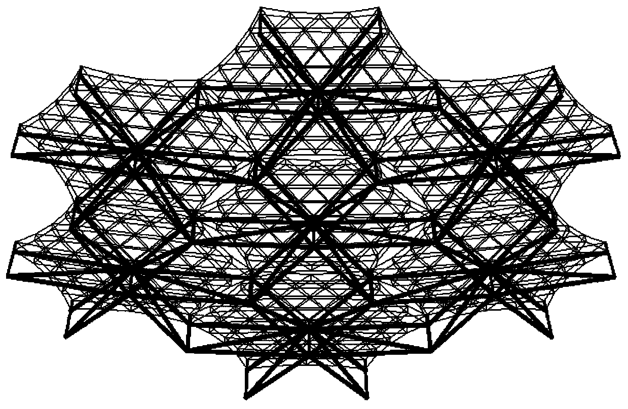 An electromechanical integrated manufacturing method for a framed antenna wire net