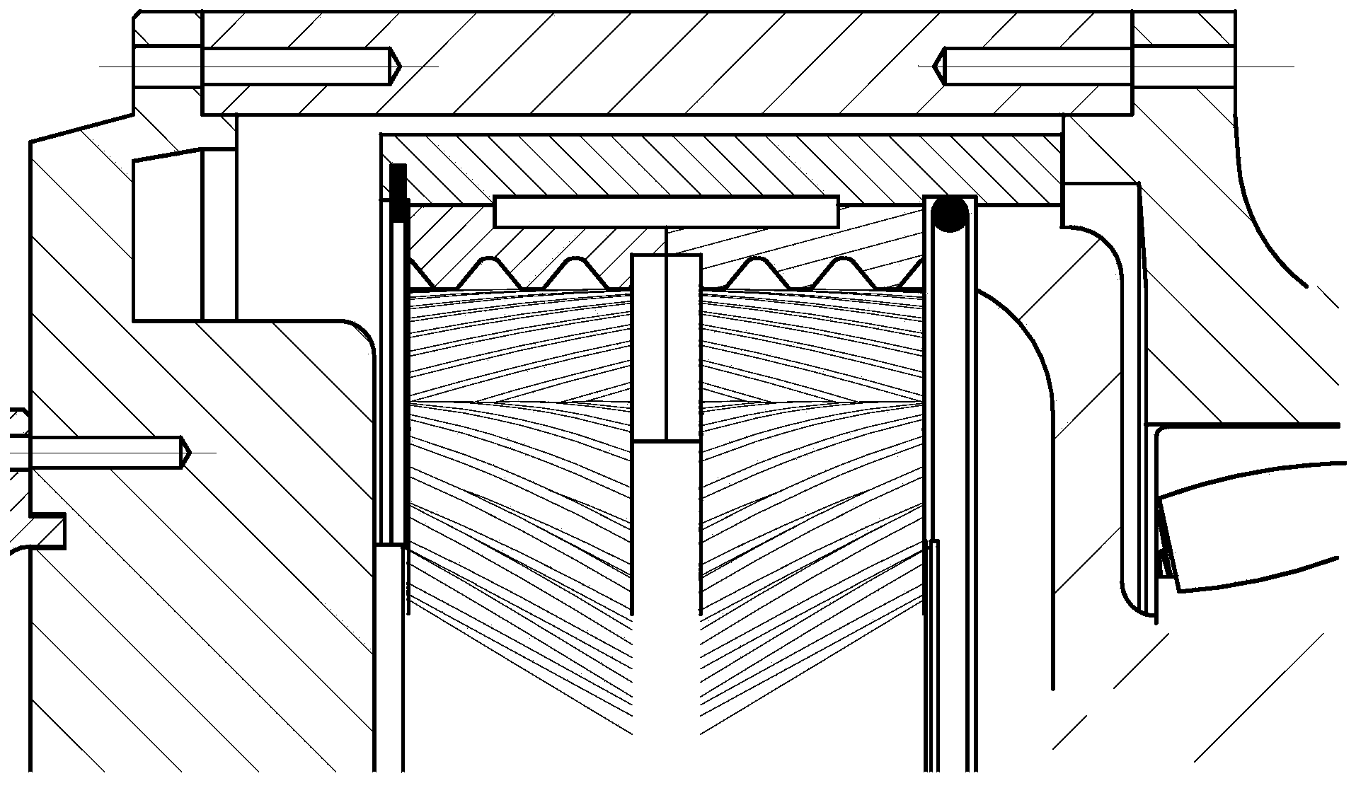 Main speed reducer of fan of novel GTF aircraft engine