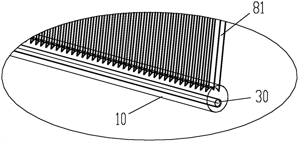 Liquid separation device and air conditioner comprising liquid separation device