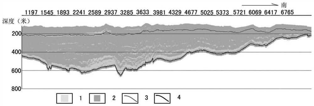 Sedimentary basin deep favorable sandstone type uranium mineralization sand body identification method