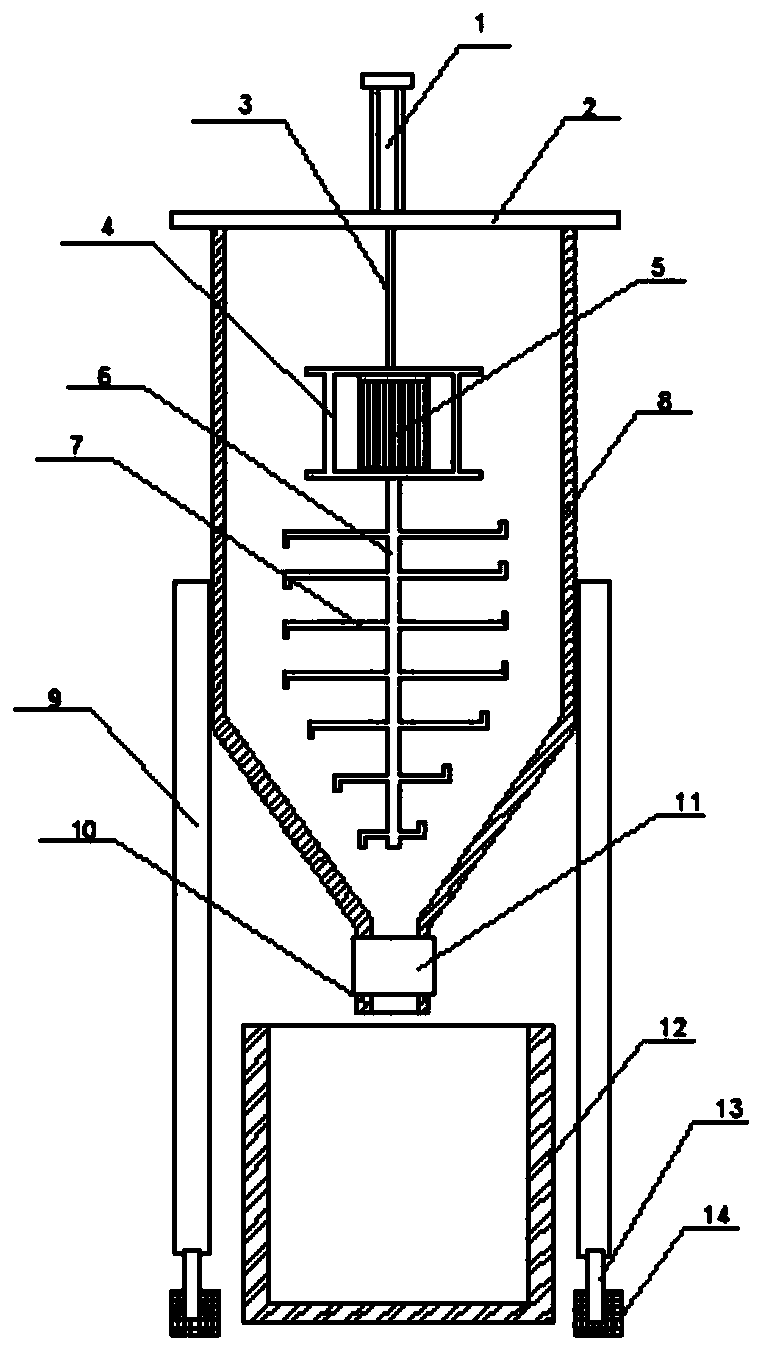 Automatic feeding device for pig house