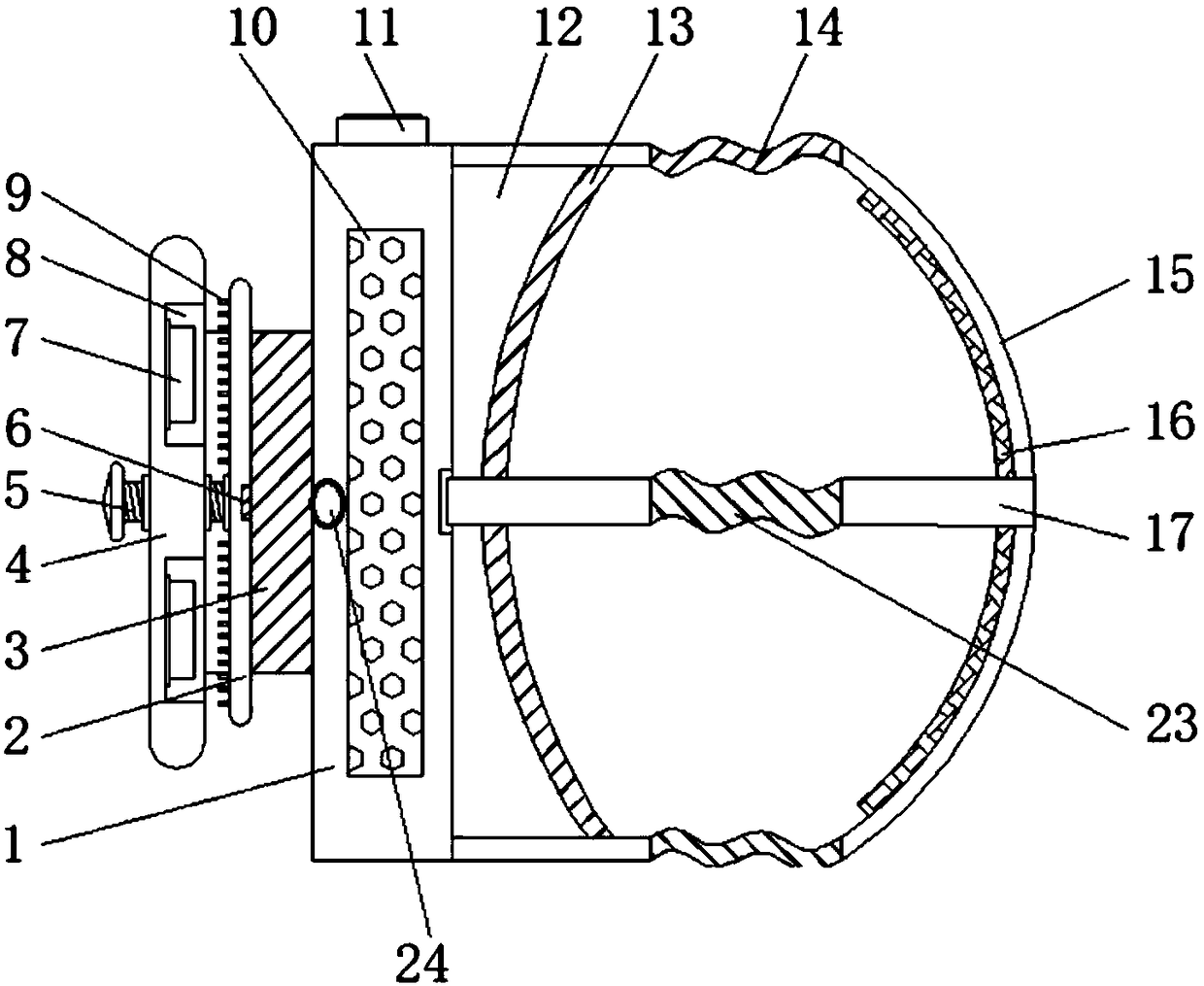 Optical device for virtual reality