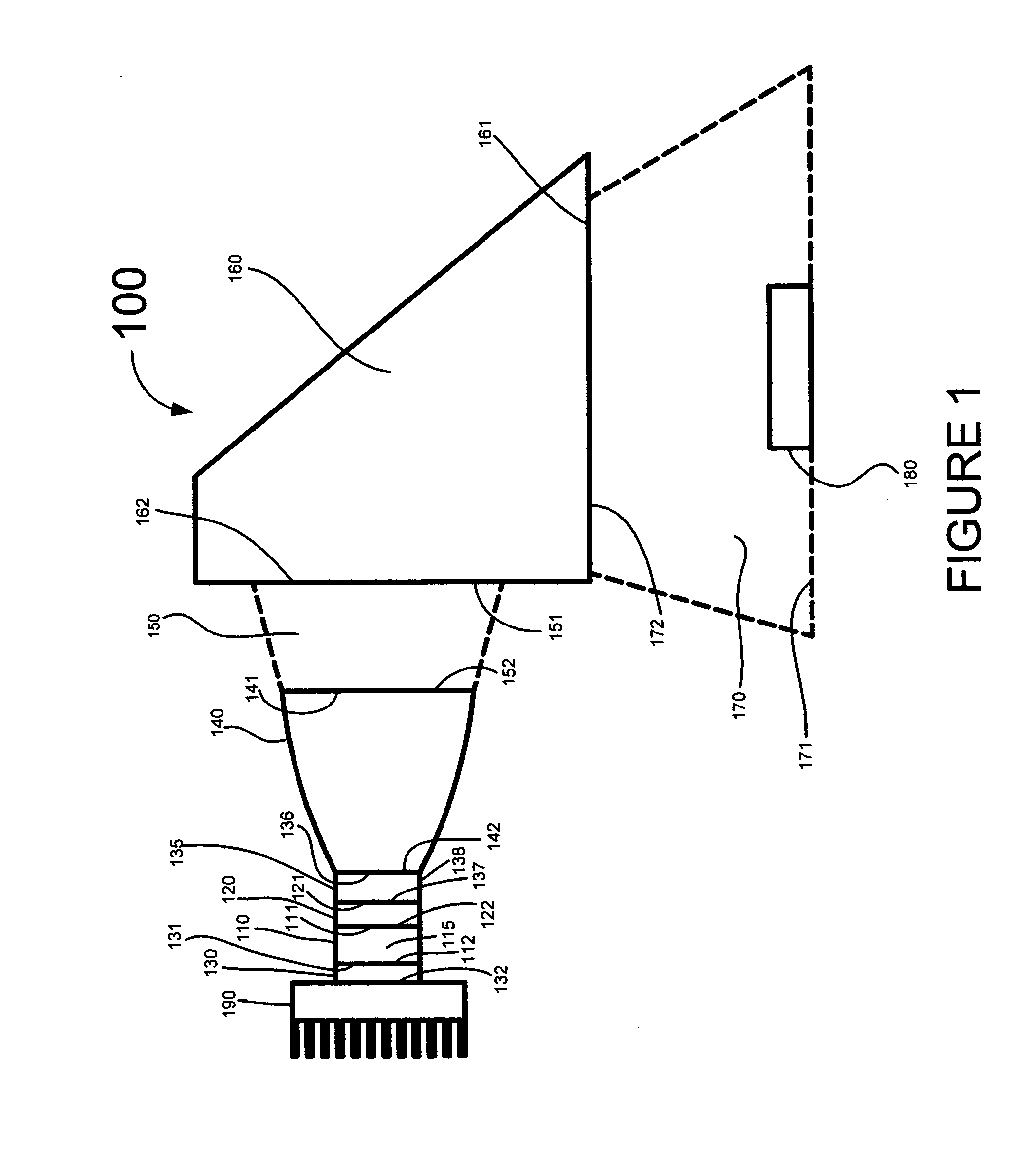 High intensity LED array illuminator