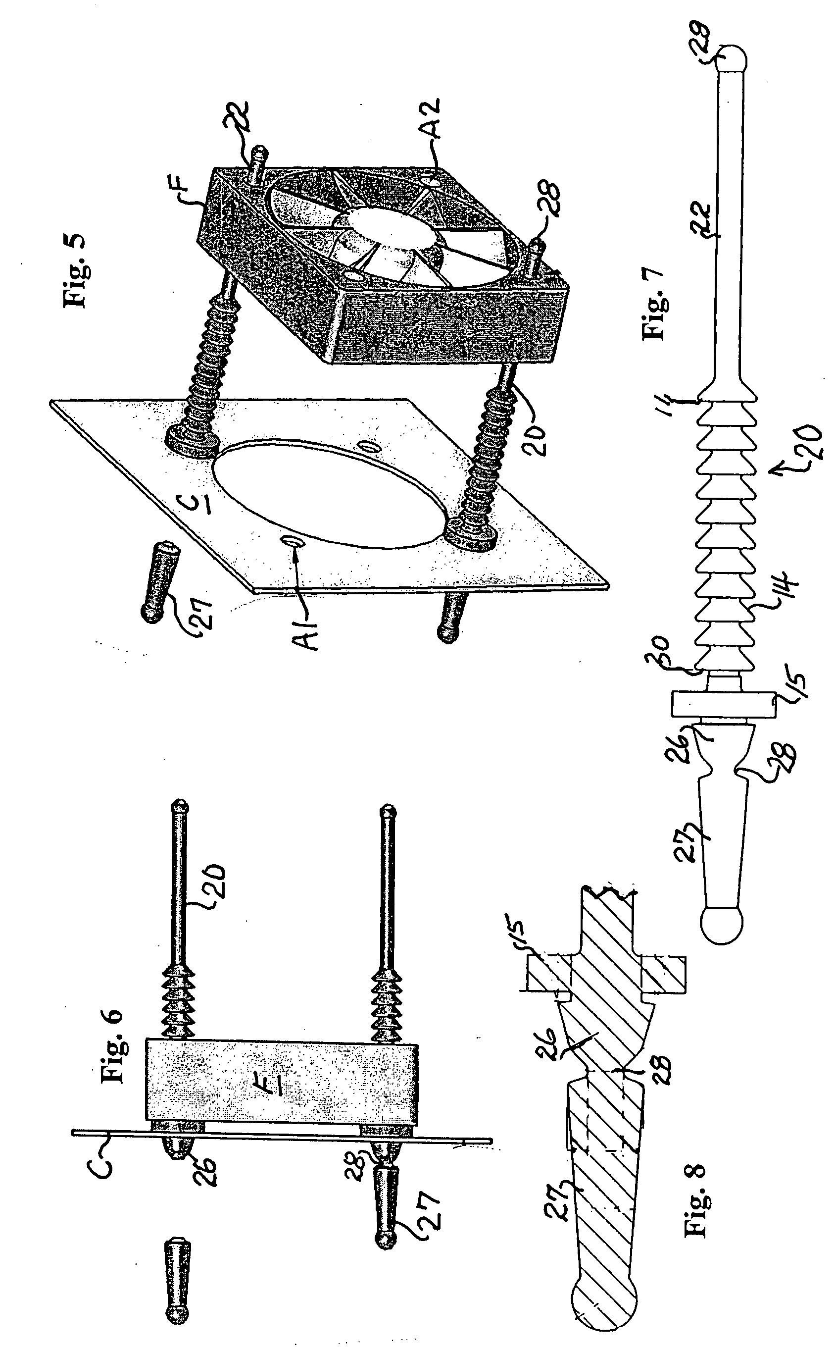 Flexible mount for a fan and like devices