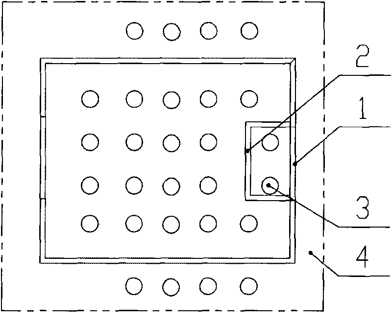 Internally concave double-edge open type pot mouth with tin retaining plates