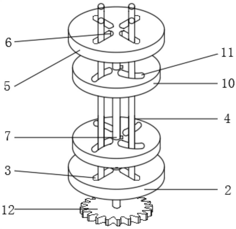 Hardware bending device capable of adjusting working width of bending head