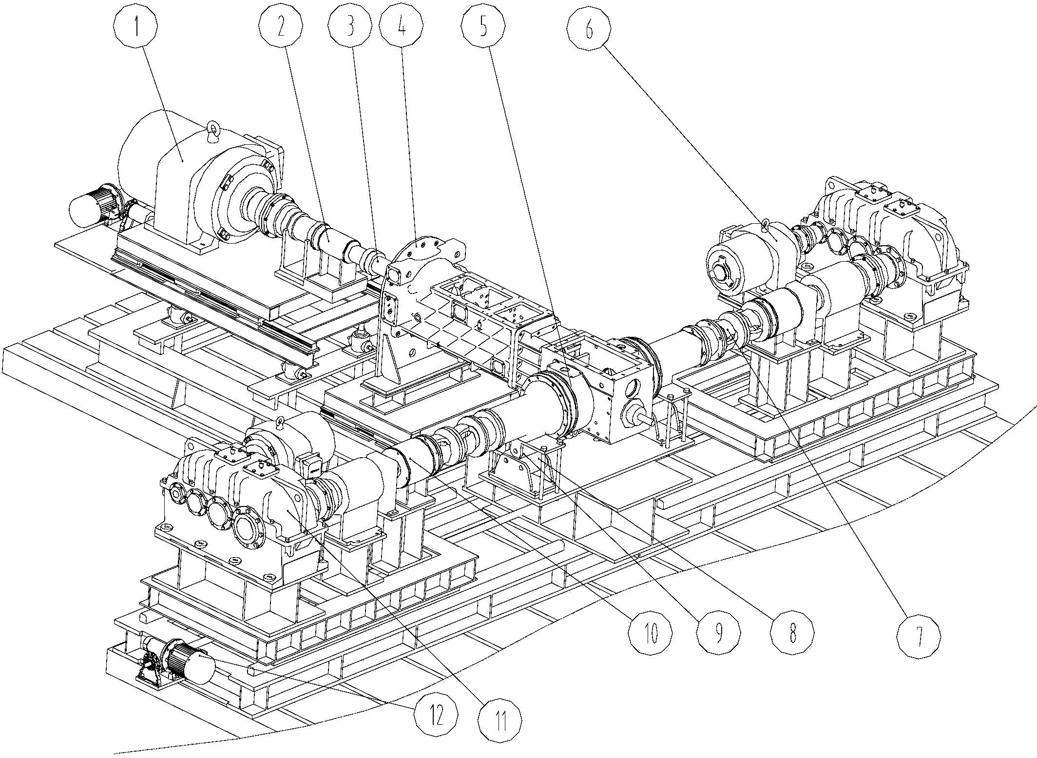 Quick centering positioning device and method for chassis transmission system test