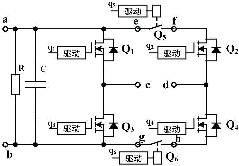 Electromagnetic bearing switching power amplifier for modular series