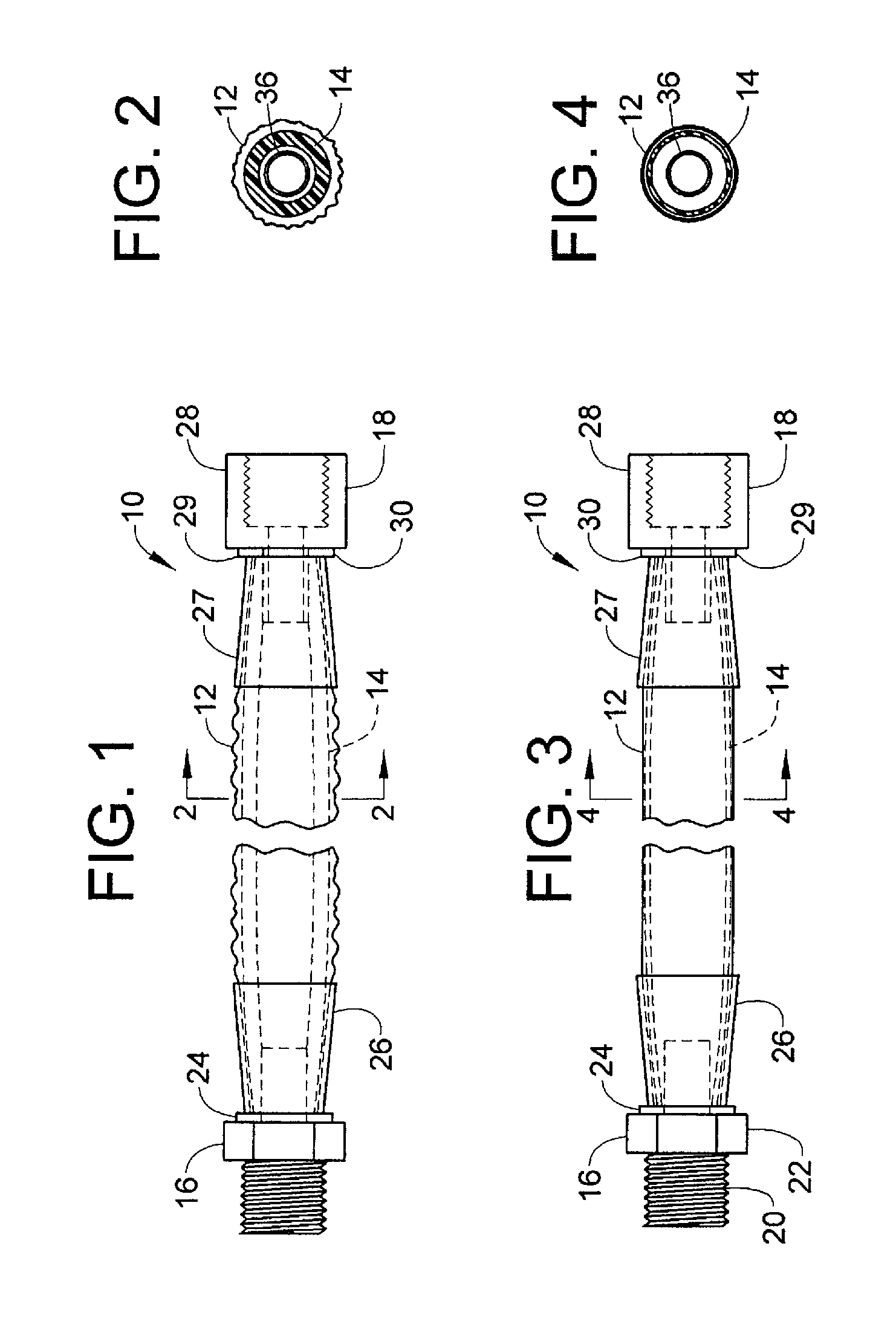 Expandable hose assembly