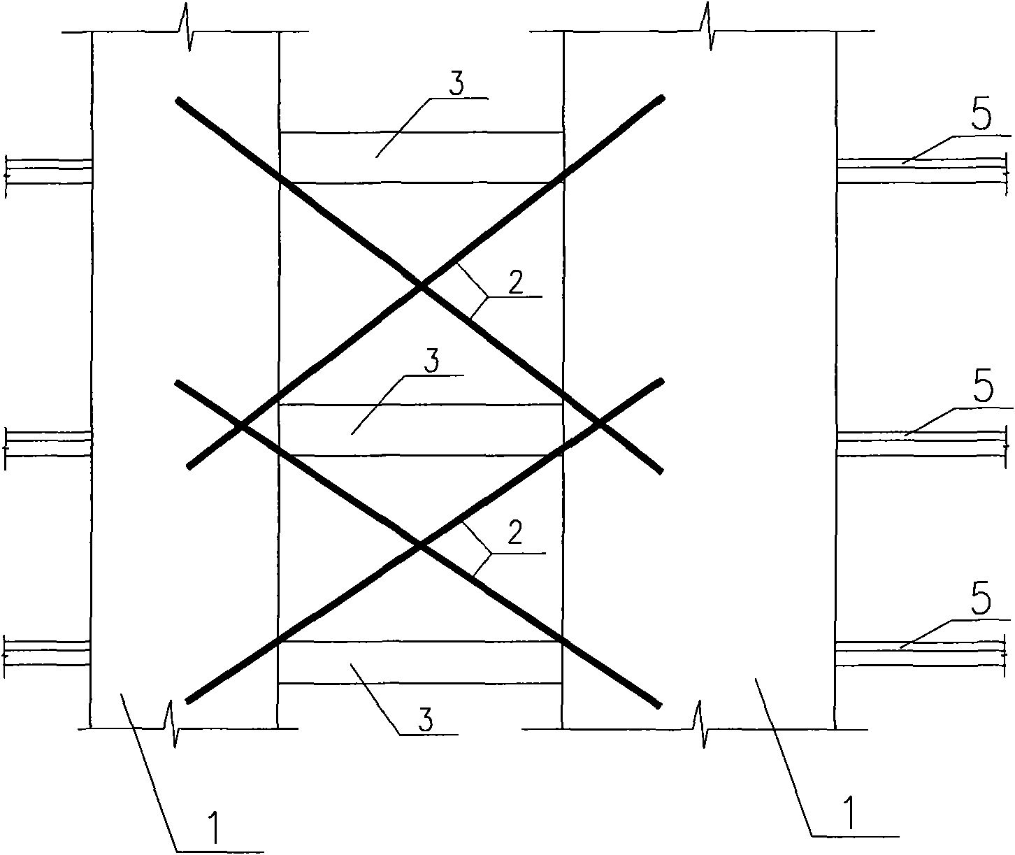 Shear wall truss hybrid type lateral resisting structure system