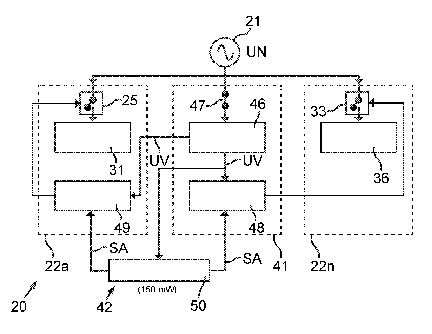 Domestic appliance having a stand-by mode and method for operating such a domestic appliance