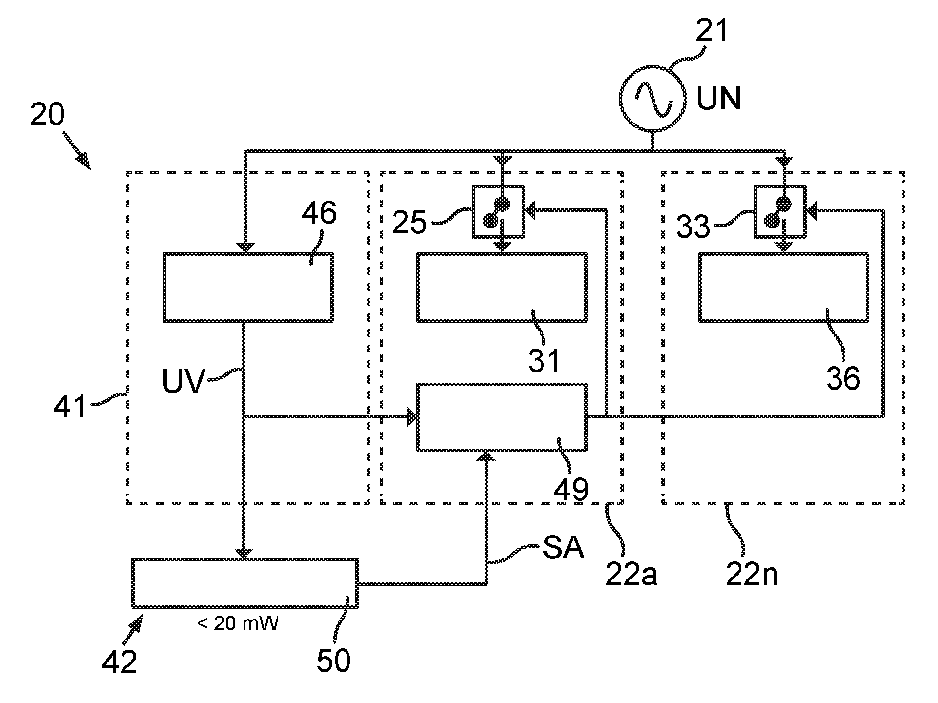 Domestic appliance having a stand-by mode and method for operating such a domestic appliance