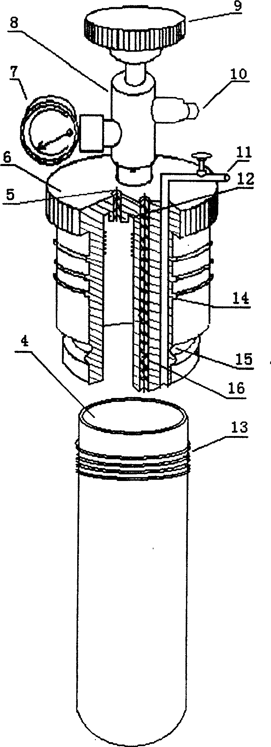 Constant temperature vacuum storage device