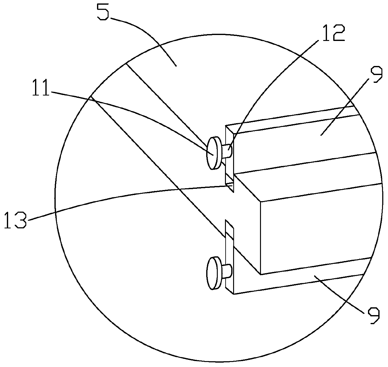 Household cloakroom cabinet and installation method thereof