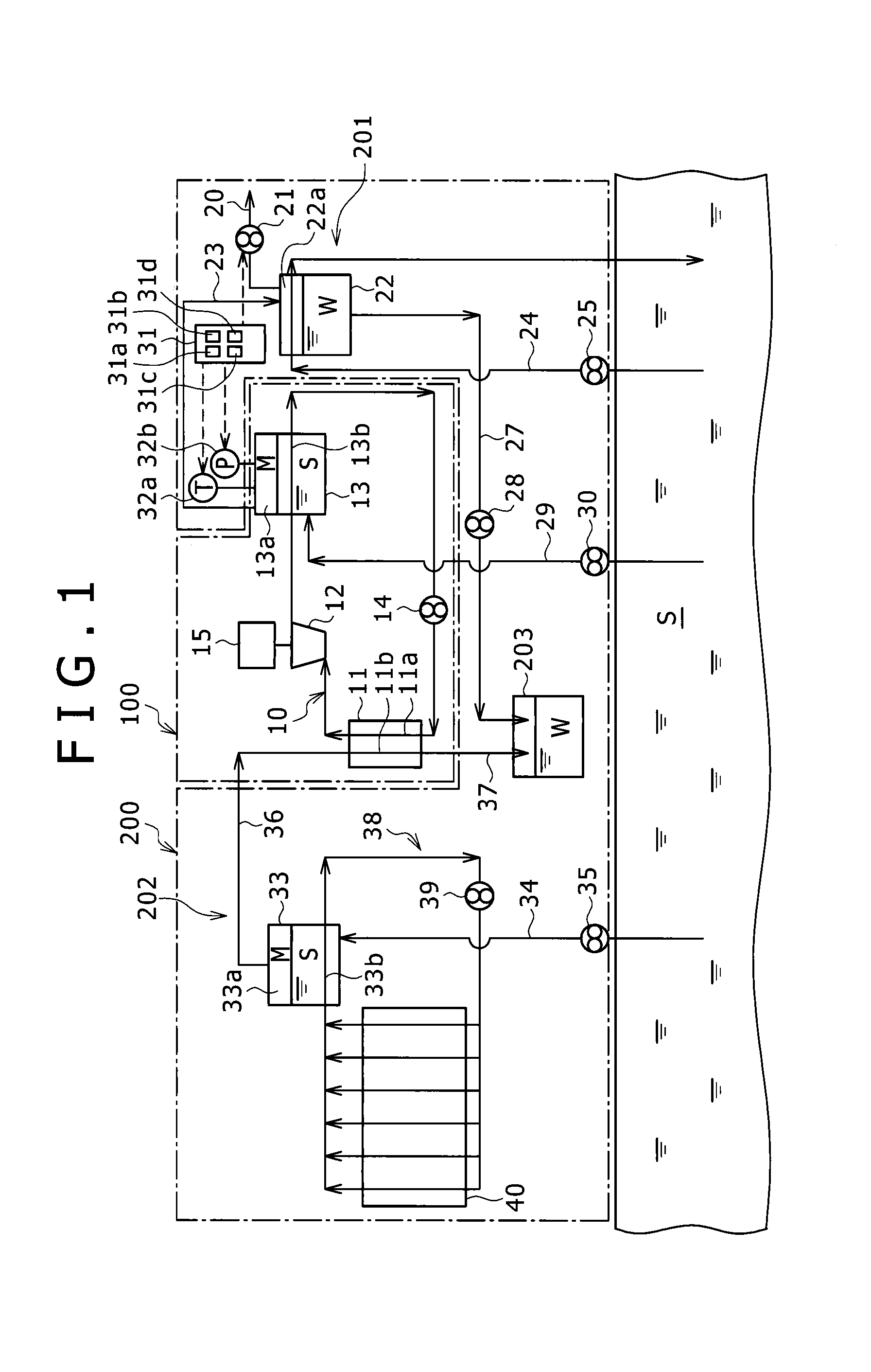 System combining power generation apparatus and desalination apparatus