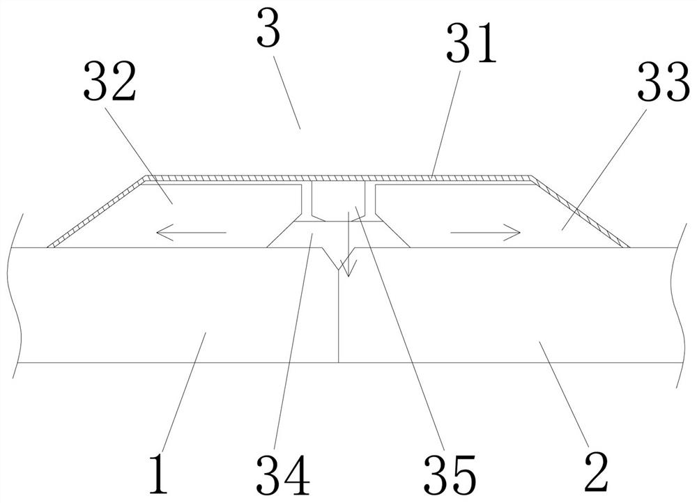 Bathroom decorative plate joint sealing structure