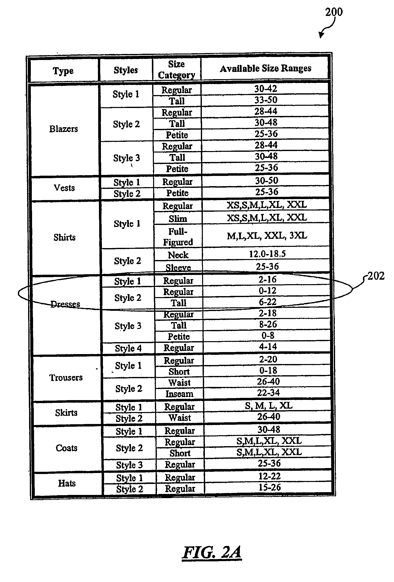 Virtual Sizing System and Method