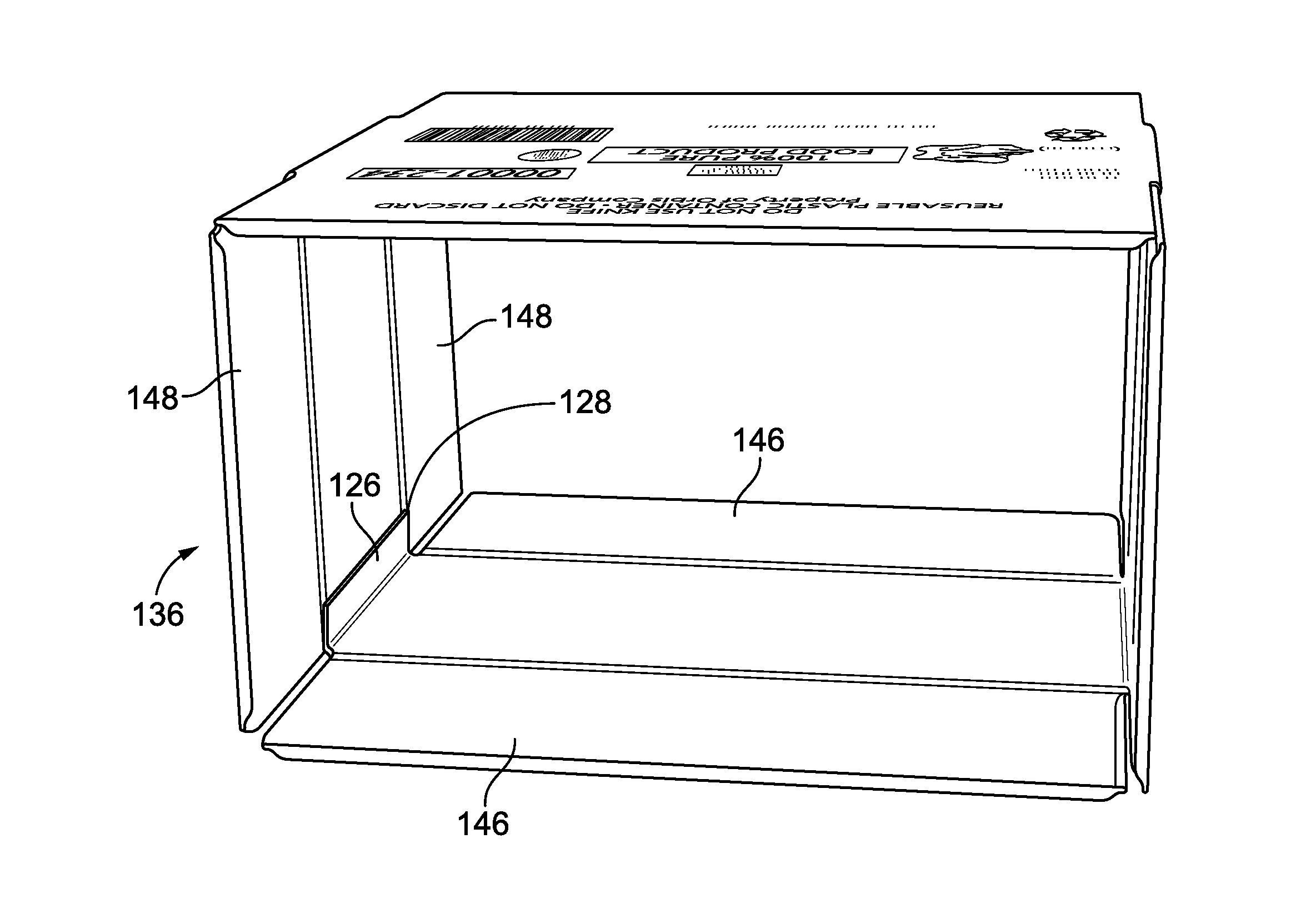 Plastic Corrugated Container and Intermediary Blank