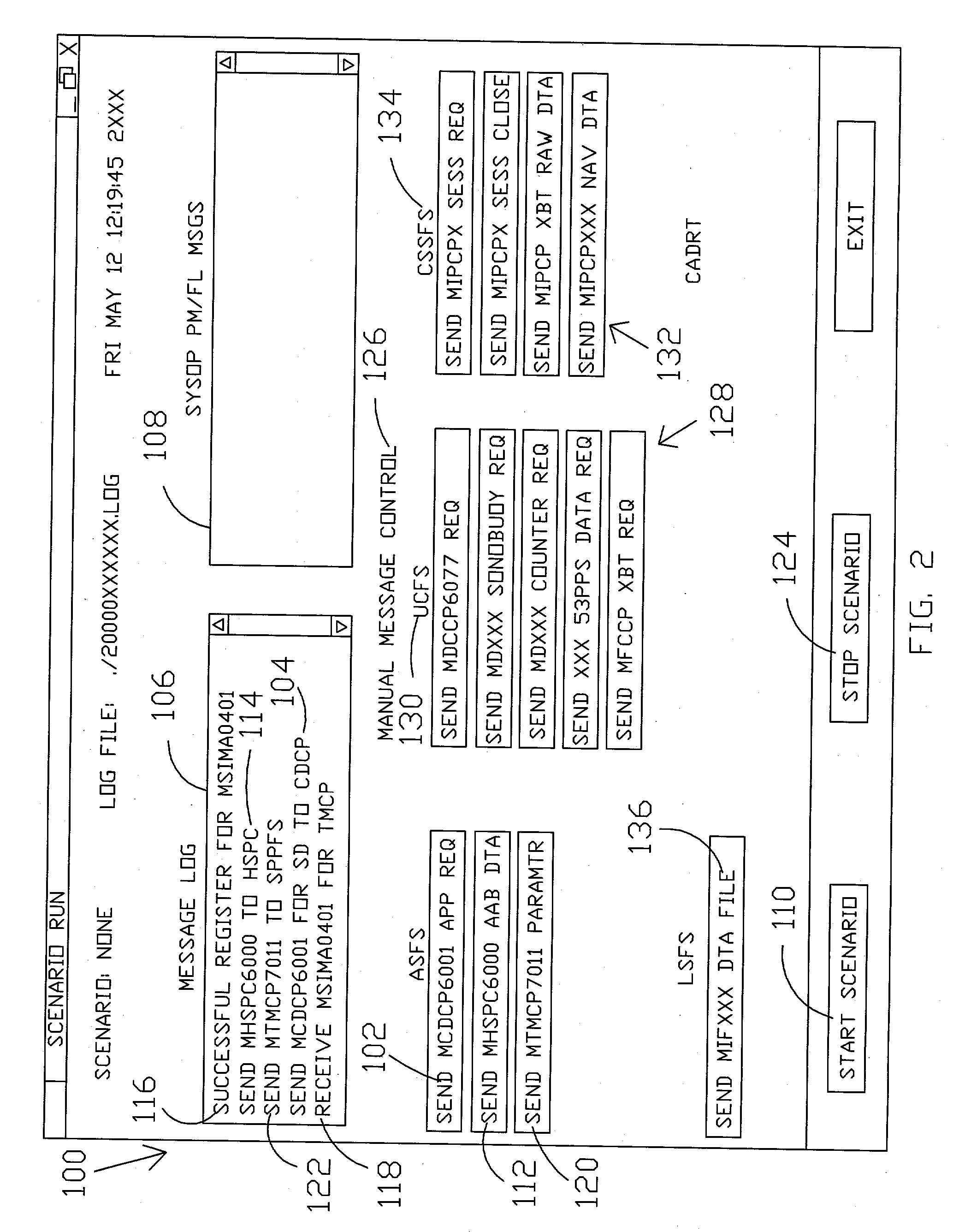 System operation test facilitating program and method