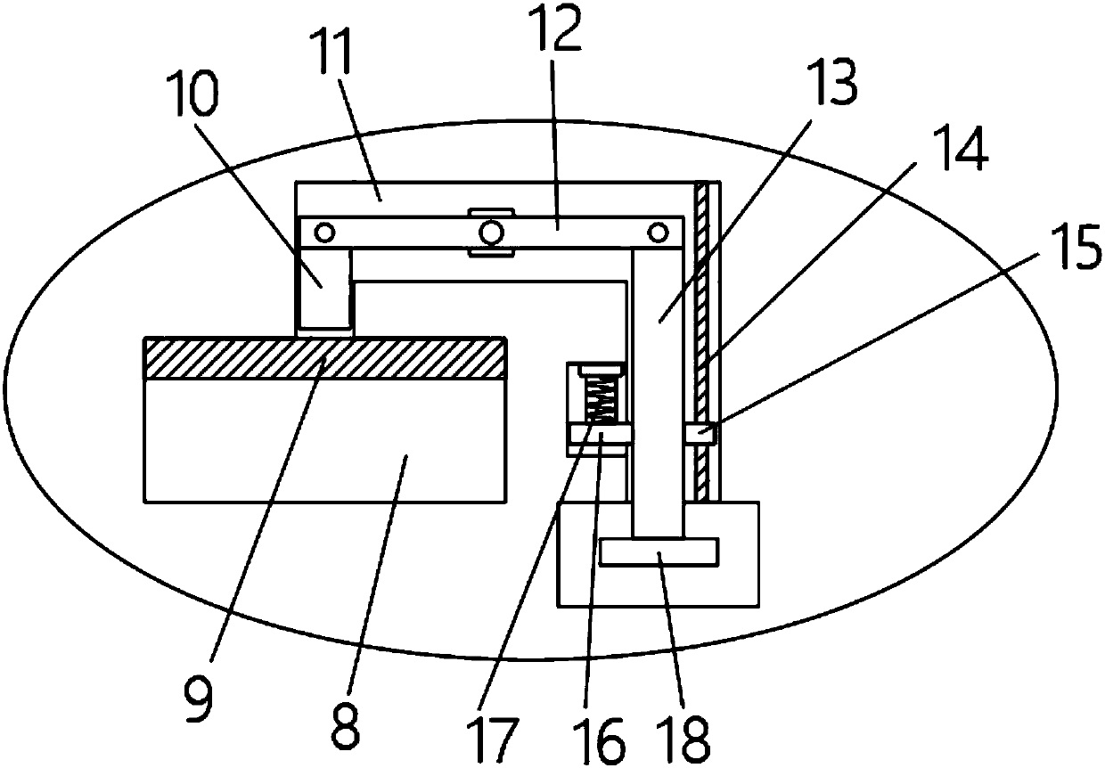 Optical cable fixing device used for optical cable welding box