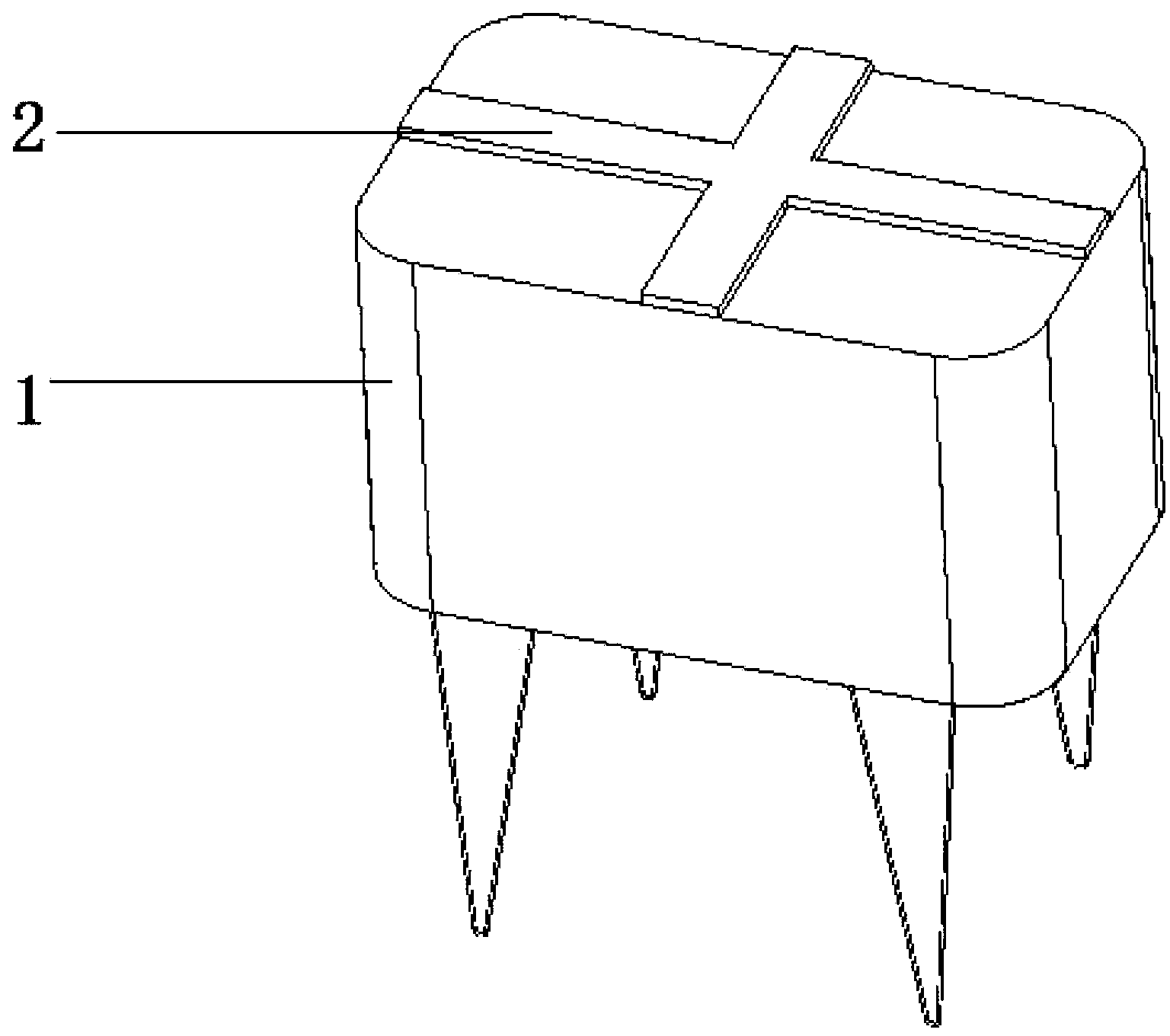 Reinforcing rib flexible freight bag