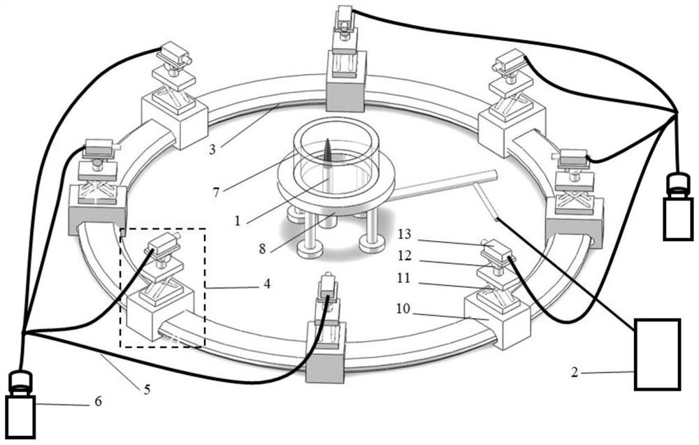 A three-dimensional cross-interface measurement system