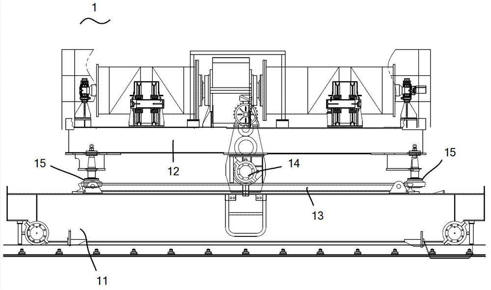 Rotation vehicle of crane