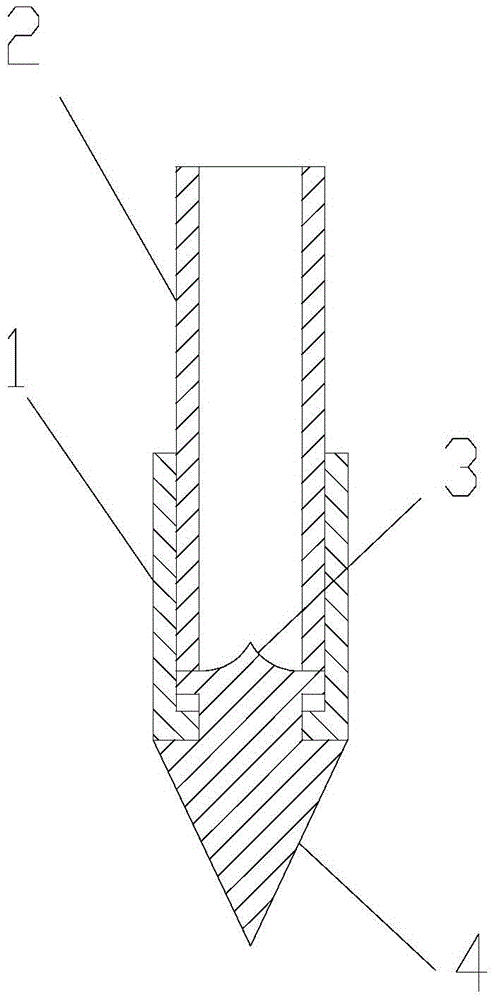 Head for automatic blasting, loosening and feeding