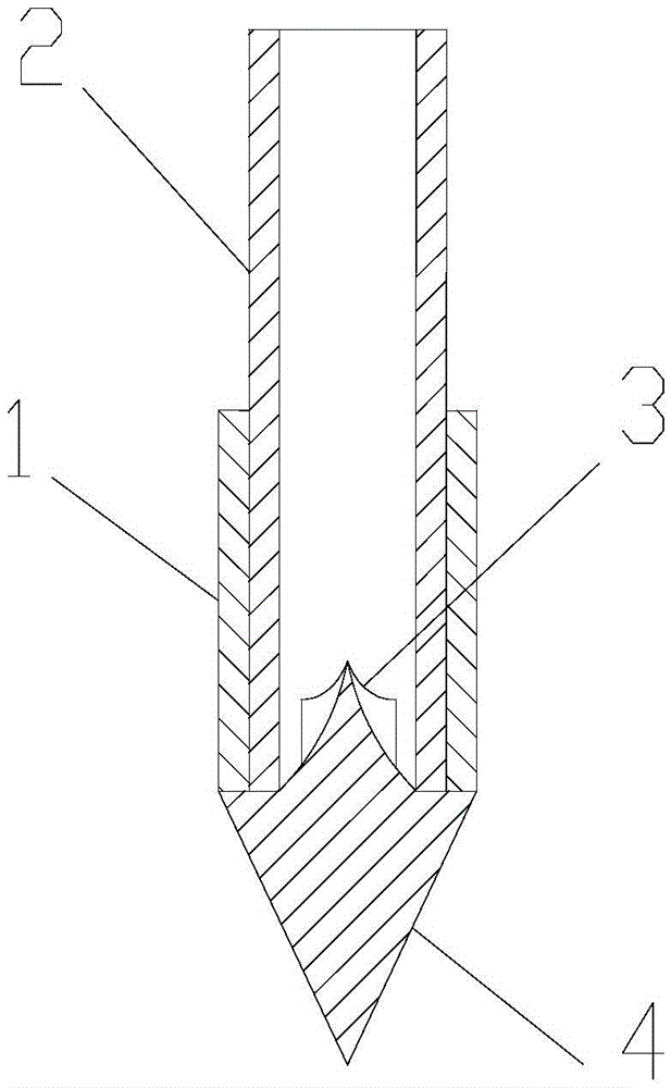 Head for automatic blasting, loosening and feeding