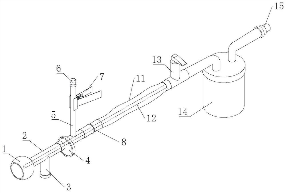 Meterable multifunctional safe closed sputum suction device