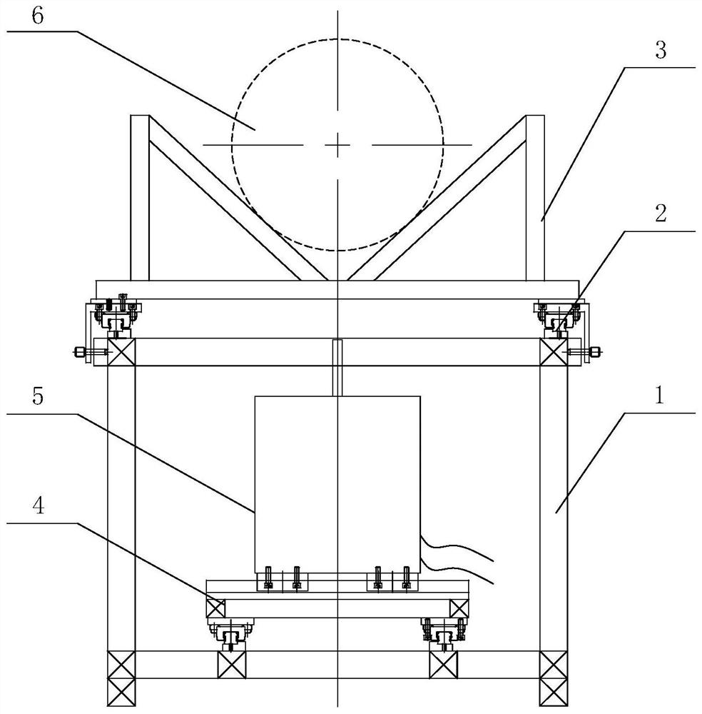 Passenger car front axle offline preassembling system and front axle automatic tightening and supporting device