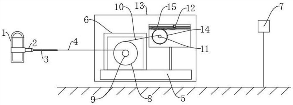 Monitoring device based on Beidou satellite positioning