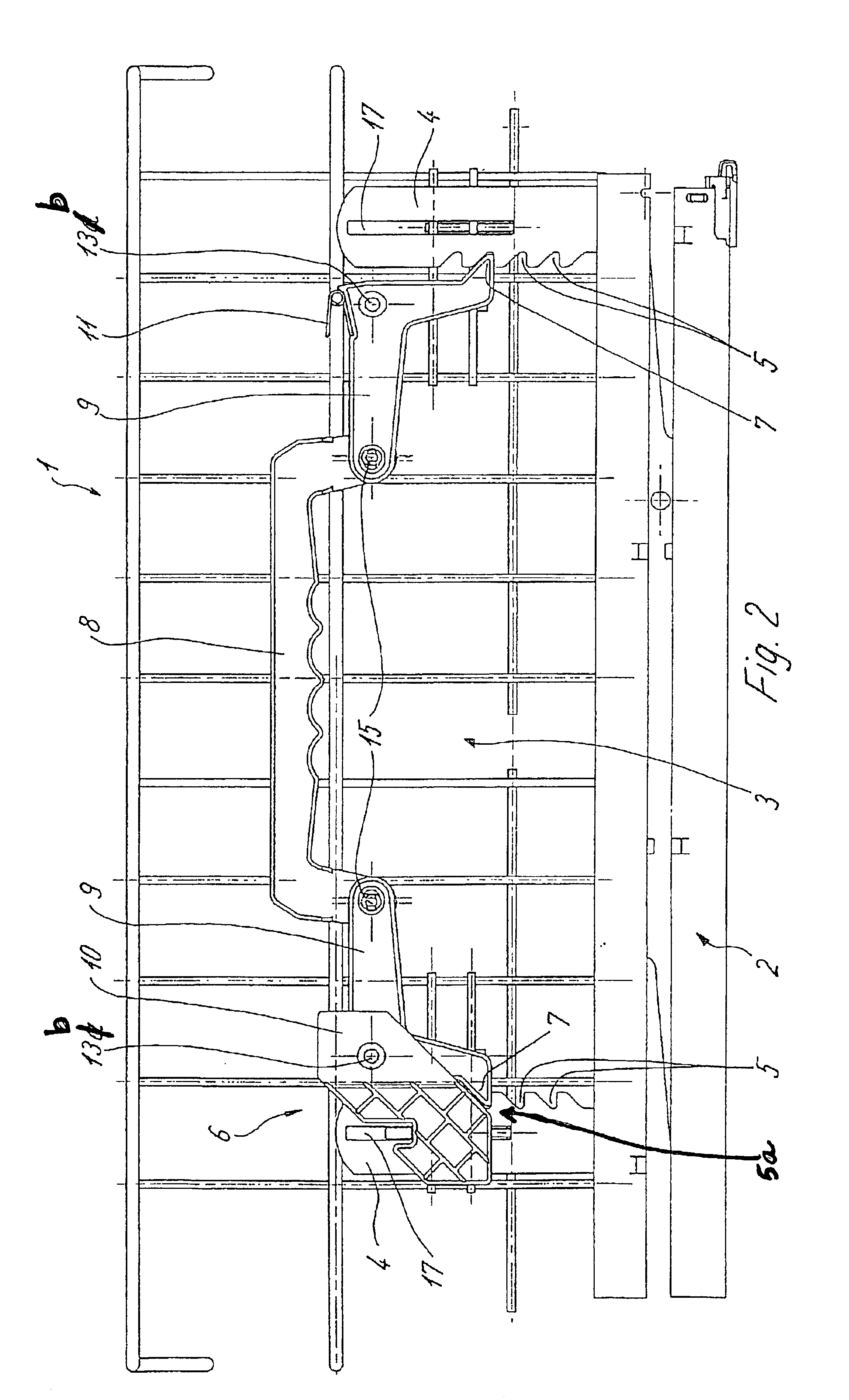 Container in the form of a compartment for domestic appliance