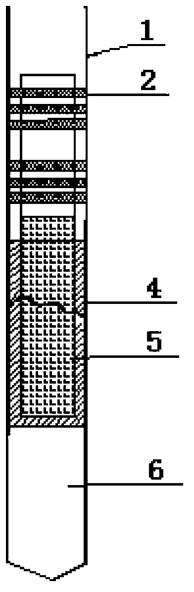 Method for repairing damaged drilled hole for in-situ leaching uranium mining through a plurality of layers of expanding materials