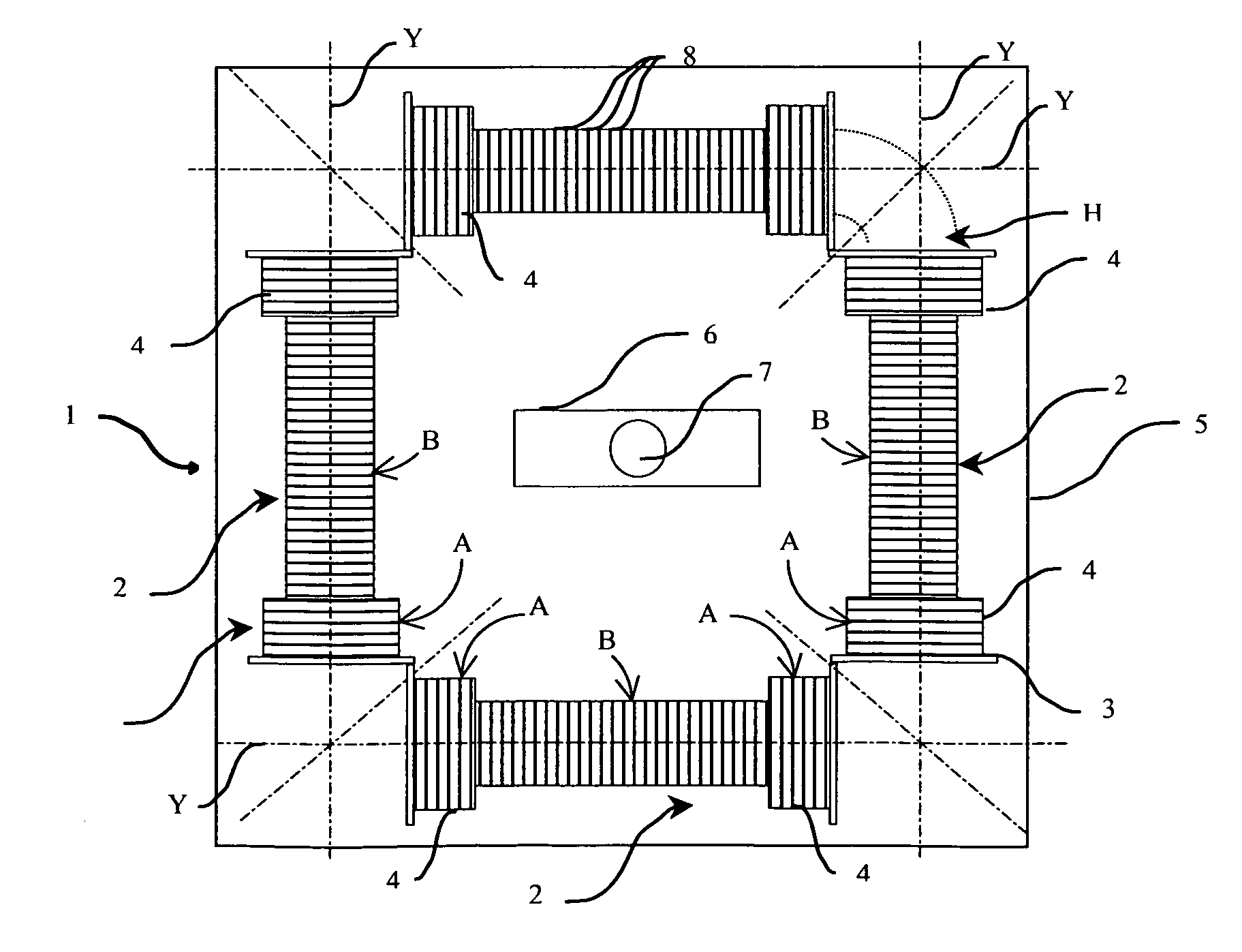 Electric current measuring device, current sensor, electric trip unit and breaking device comprising such a measuring device