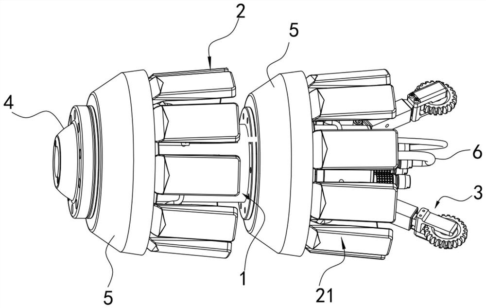 Interior detection device of pipeline