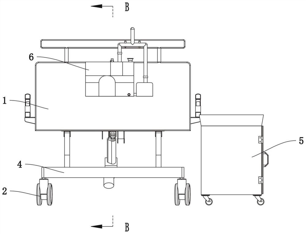 Percussion sputum excretion device for respiratory medicine department and use method