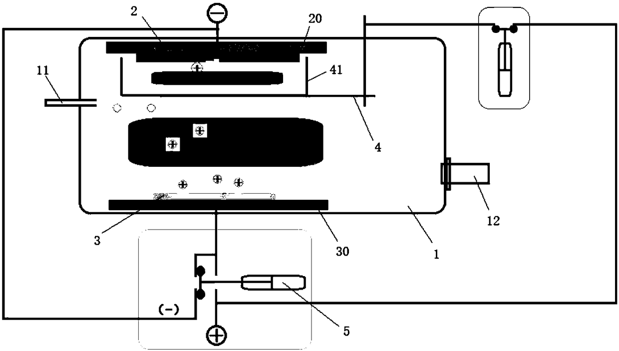 Ion cleaning magnetron sputtering system