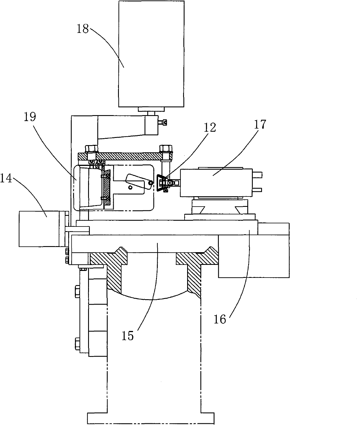 Special circular broach numerical control cutter-sharpening machine tool