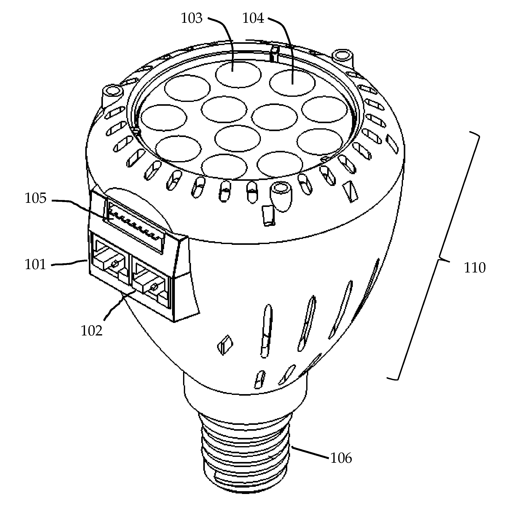 Retrofit lamp with direct digital connection