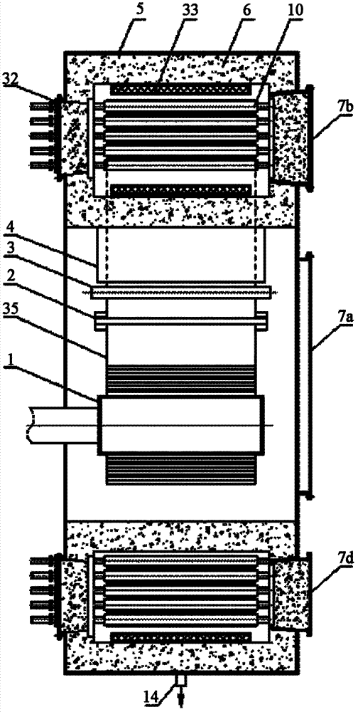 Continuous reduction annealing furnace for sheet metal strips