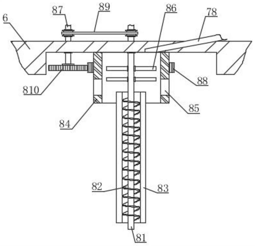 Wastewater treatment device for sweet potato processing and cleaning