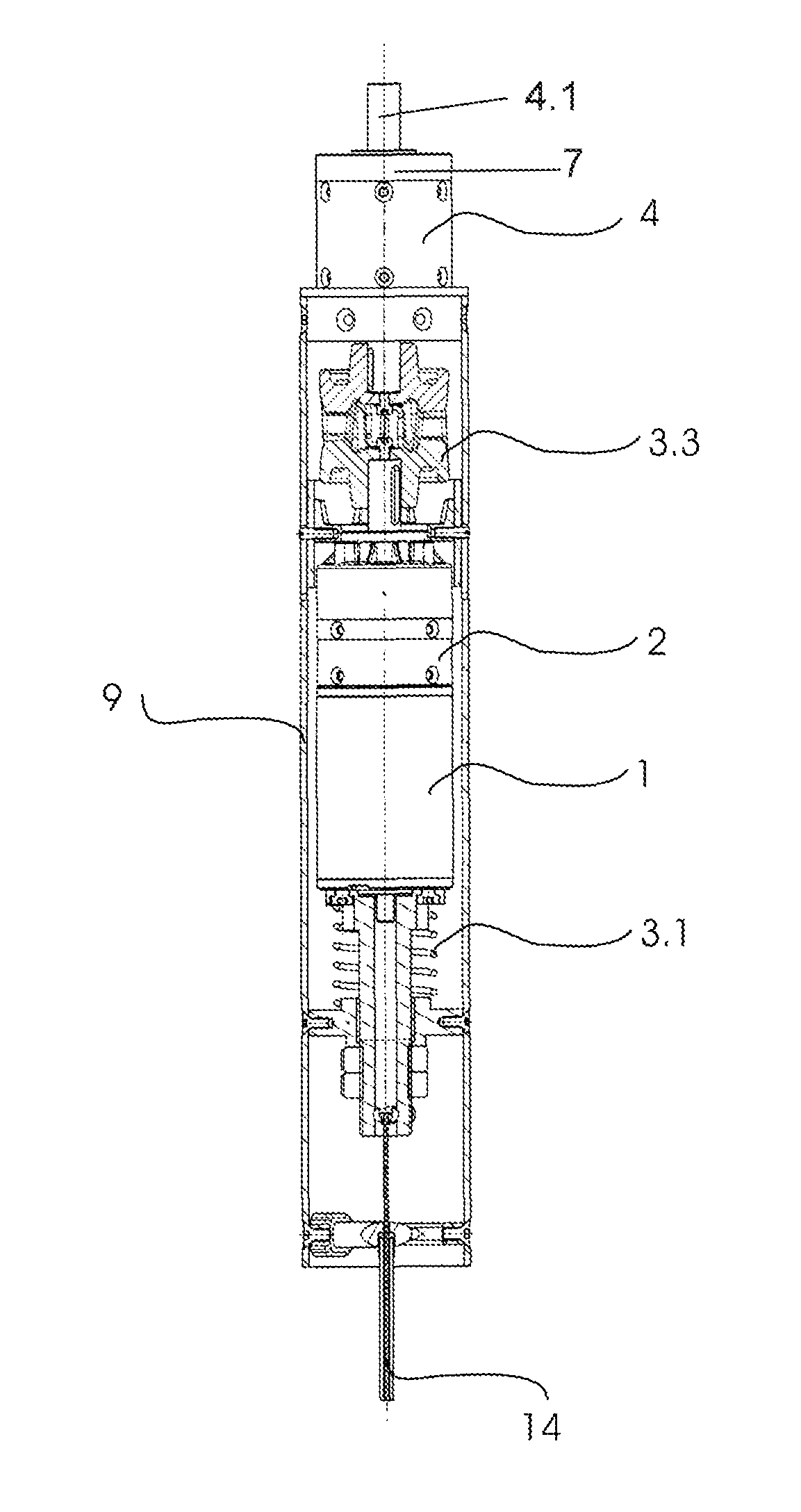 Drive system for pivotal and/or slidable doors or for entry and exit facilities with improved position acquisition