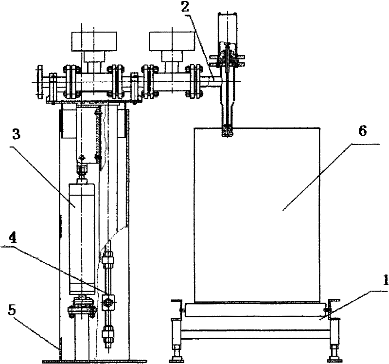 Adjustable-filling height liquid quantitative filling device