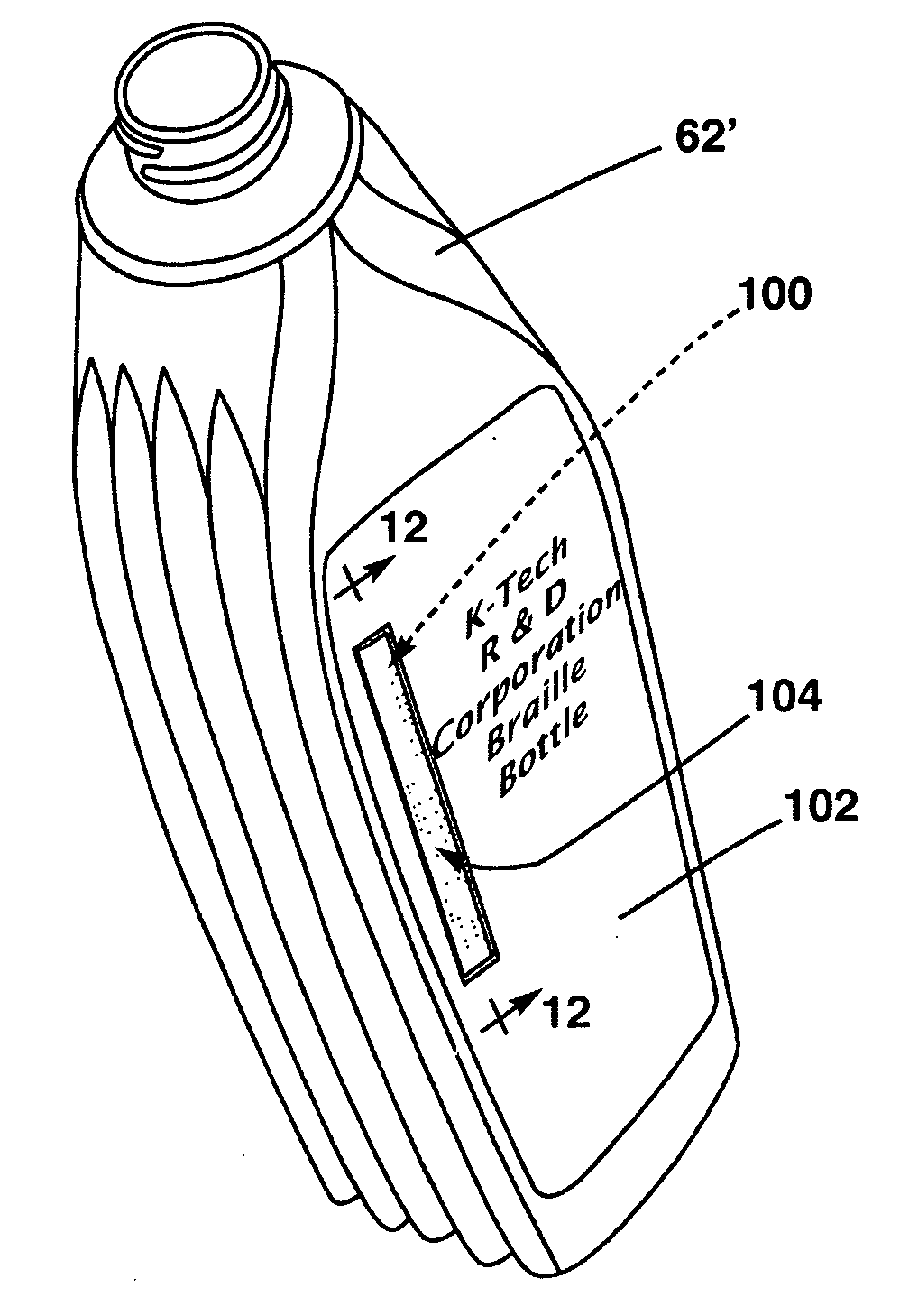 Product identification system for persons with limited vision